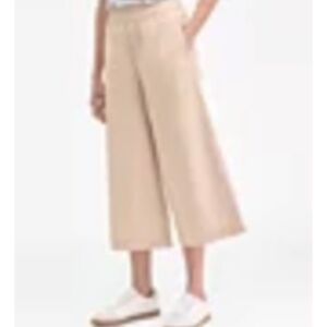 Women's High-Rise Cropped Wide-Leg Pants